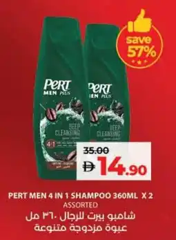 E City Pert men 4 in 1 shampoo offer