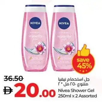 E City Nivea Shower Gel Assorted offer