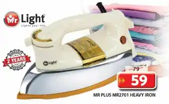 Grand Mall Sharjah Mr plus MR2701 heavy iron offer
