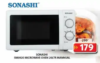Grand Mall Sharjah Sonashi microwave oven 20ltr mannual SM0920 offer