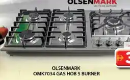 Grand Mall Sharjah Olsenmark gas hob 5 burner OMK7034 offer
