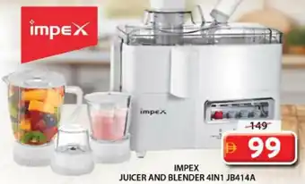 Grand Mall Sharjah Impex juicer and blender 4in1 JB414A offer