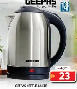 Grand Mall Sharjah Geepas kettle 1.8 ltr offer