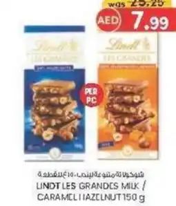 KM Trading Lindt les grandes milk / caramelitazelnut offer