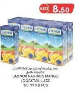 KM Trading Lacnor nas 100% mango / cocktail juice offer