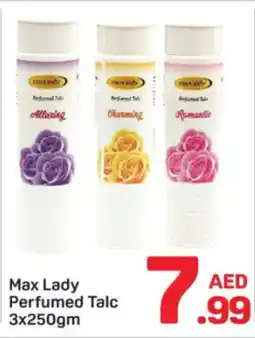 Day To Day Max lady perfumed talc offer