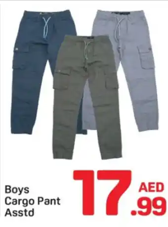 Day To Day Boys Cargo Pant offer