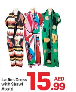 Day To Day Ladies Dress with Shawl offer