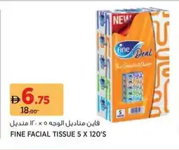Géant Fine facial tissue offer