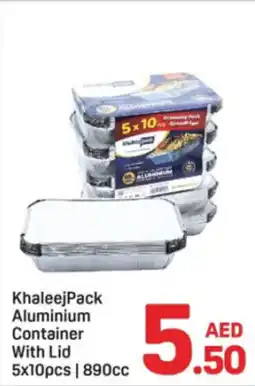 Day To Day KhaleejPack Aluminium Container With Lid offer