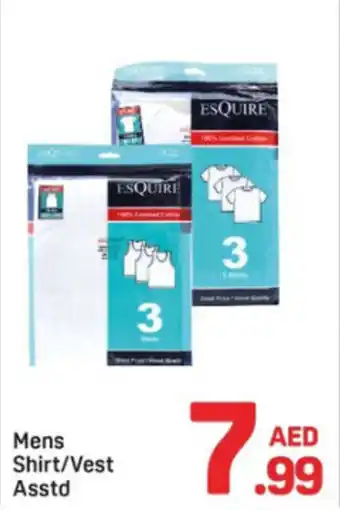 Day To Day Mens Shirt/Vest Asstd offer