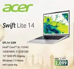 Lulu Hypermarket Acer Swift Lite 14 offer