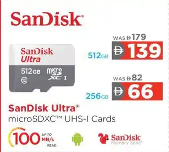 Lulu Hypermarket microSDXC UHS-I Cards offer