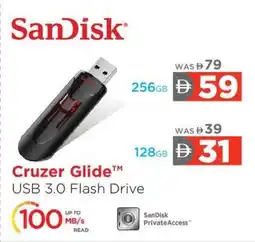 Lulu Hypermarket Cruzer Glide USB 3.0 Flash Drive offer