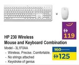 Lulu Hypermarket HP 230 Wireless Mouse and Keyboard Combination offer