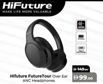 Lulu Hypermarket HiFuture FutureTour Over Ear ANC Headphones offer