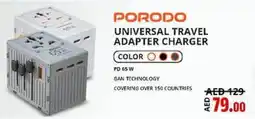 Lulu Hypermarket Porodo Universal Travel Adapter Charger offer