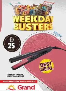 Grand Hyper Market SONASHI Hair Appliances offer