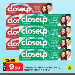 Mark & Save CLOSE UP Toothpaste offer