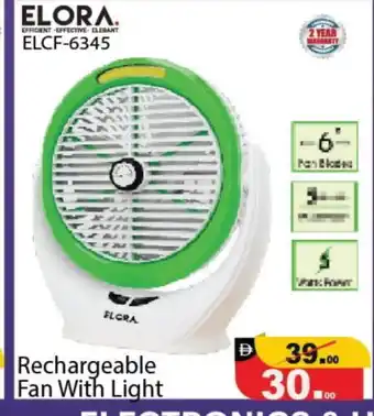 Hashim Hypermarket ELORA Fan offer