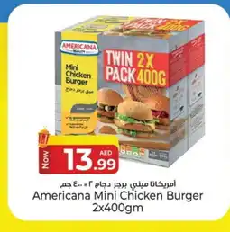 Kenz Hypermarket AMERICANA Chicken Burger offer