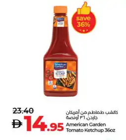 Lulu Hypermarket AMERICAN GARDEN Tomato Ketchup offer