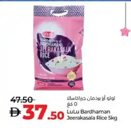 Lulu Hypermarket LULU Jeerakasala Rice offer