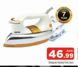 Al Madina GEEPAS Ironbox offer