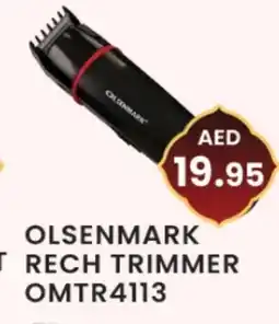 Zain Hypermarket OLSENMARK Remover / Trimmer / Shaver offer