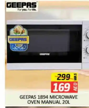 Mango Hypermarket LLC GEEPAS Microwave Oven offer