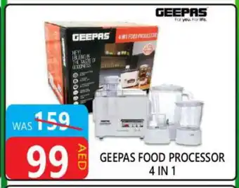 United Hypermarket GEEPAS Food Processor offer