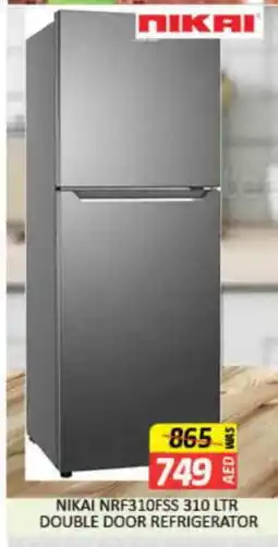 Mango Hypermarket LLC NIKAI Refrigerator offer