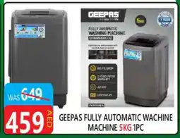 United Hypermarket GEEPAS Washer / Dryer offer