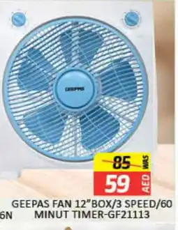 Mango Hypermarket LLC GEEPAS Fan offer