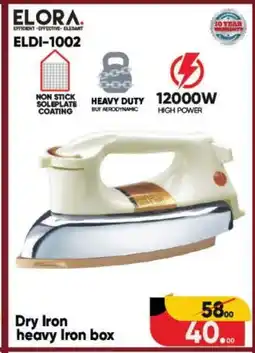 Mango Hypermarket LLC ELORA Ironbox offer