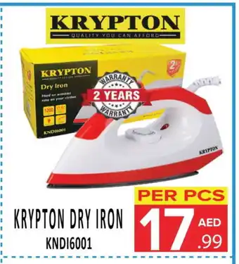 Day Star Department Store KRYPTON Ironbox offer