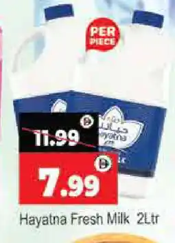 Al Madina HAYATNA Fresh Milk offer