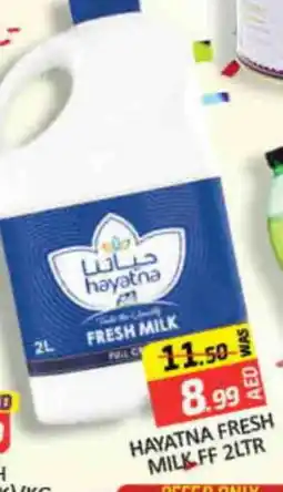 Mango Hypermarket LLC HAYATNA Fresh Milk offer