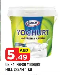 Baniyas Spike Hypermarket UNIKAI Yoghurt offer