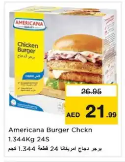 Nesto AMERICANA Chicken Burger offer