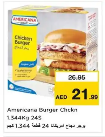 Nesto AMERICANA Chicken Burger offer
