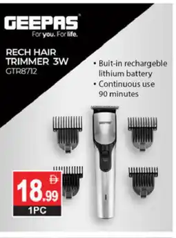 Talal Market GEEPAS Remover / Trimmer / Shaver offer