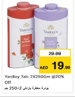 Nesto YARDLEY Talcum Powder offer