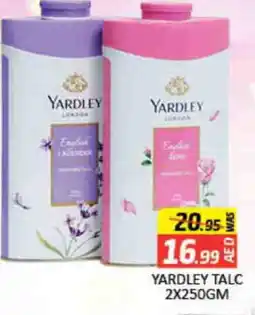 Mango Hypermarket LLC YARDLEY Talcum Powder offer