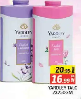 Mango Hypermarket LLC YARDLEY Talcum Powder offer