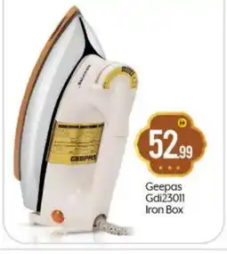 Bigmart GEEPAS Ironbox offer