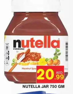 Baniyas Spike Hypermarket NUTELLA Chocolate Spread offer