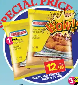 Baniyas Spike Hypermarket AMERICANA Chicken Nuggets offer
