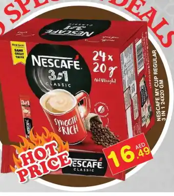 Baniyas Spike Hypermarket NESCAFE Coffee 3in1 offer