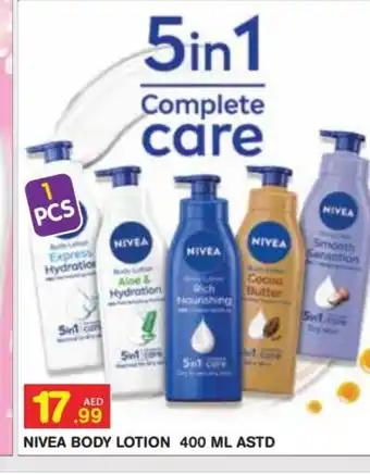 Baniyas Spike Hypermarket Nivea Body Lotion & Cream offer